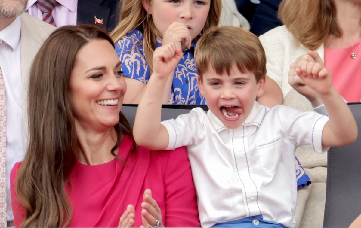 Kate Middleton with her son, Prince Louis