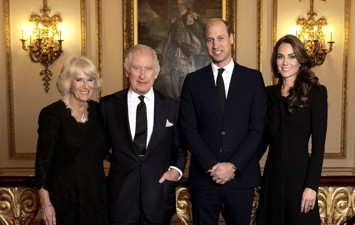 Camilla Parker Bowles, King Charles, Prince William, and Kate Middleton