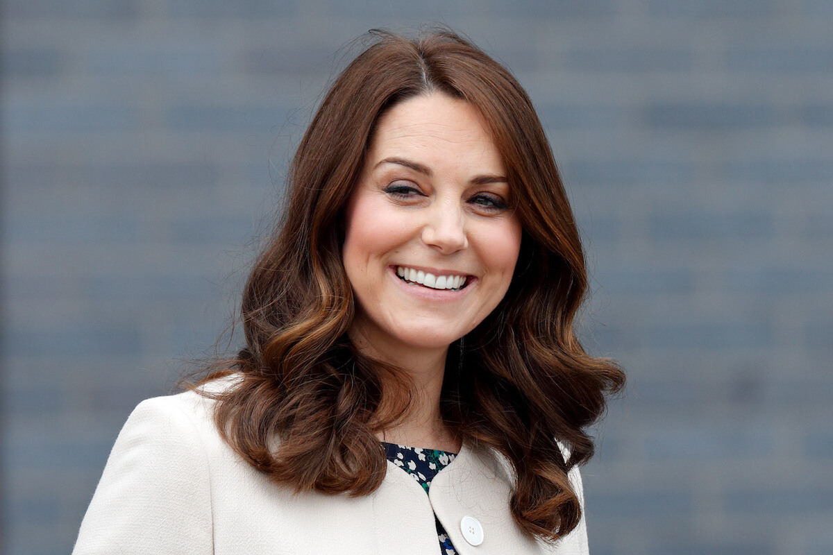 Kate Middleton, who donated her hair to a young cancer patient in 2018, smiles