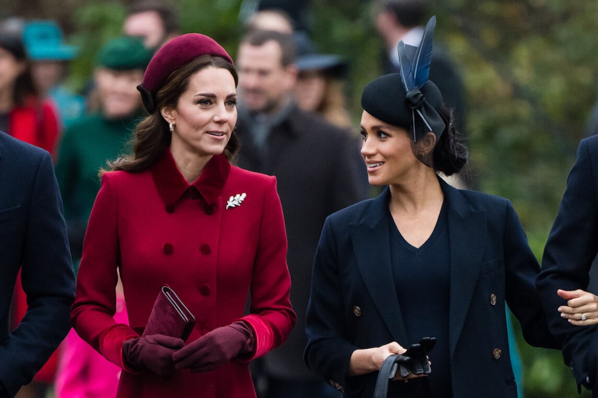 Kate Middleton, who reportedly called Meghan Markle in the wake of 'Endgame' allegations, with her sister-in-law in 2018