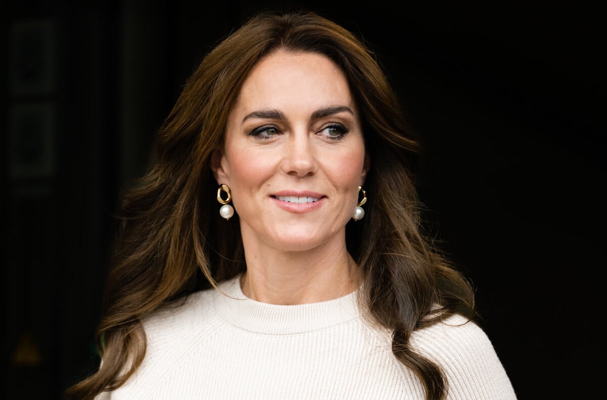 Kate Middleton, whose edited Mother's Day photo hinted at her recovery, looks on