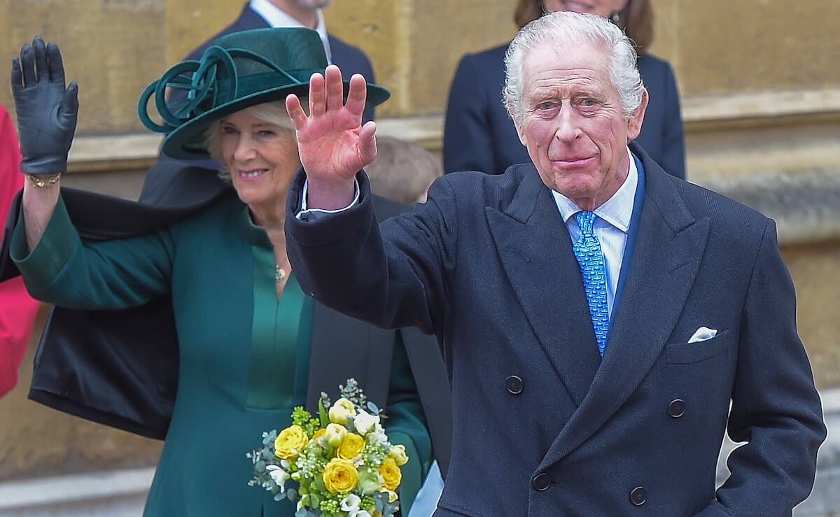 King Charles and Camilla Parker Bowles on Easter 2024