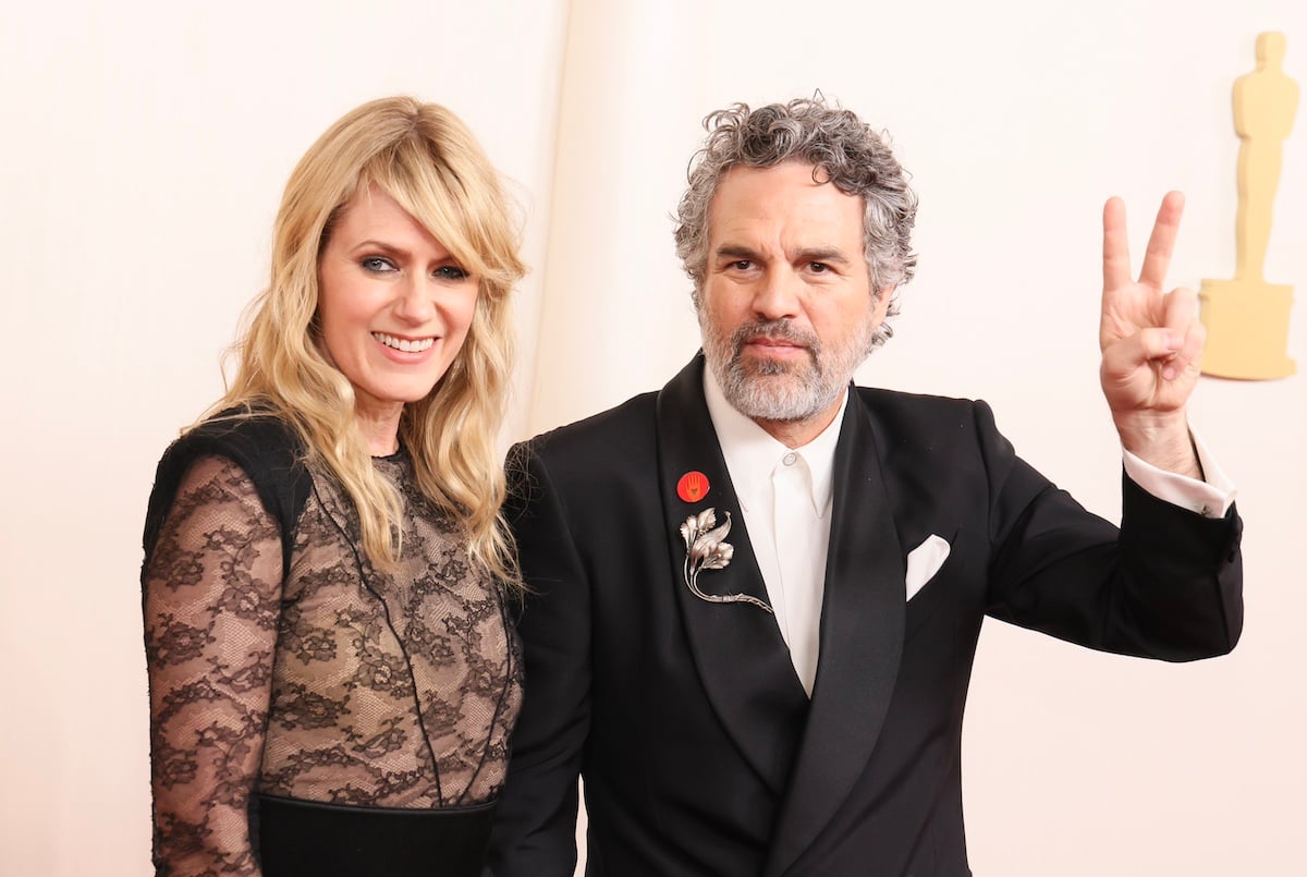 Sunrise Coigney and Mark Ruffalo at the Oscars