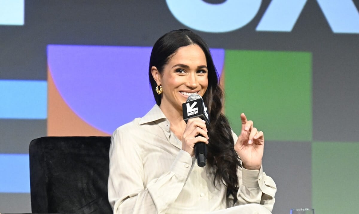 Meghan Markle speaks onstage during a panel at the 2024 SXSW Conference and Festival