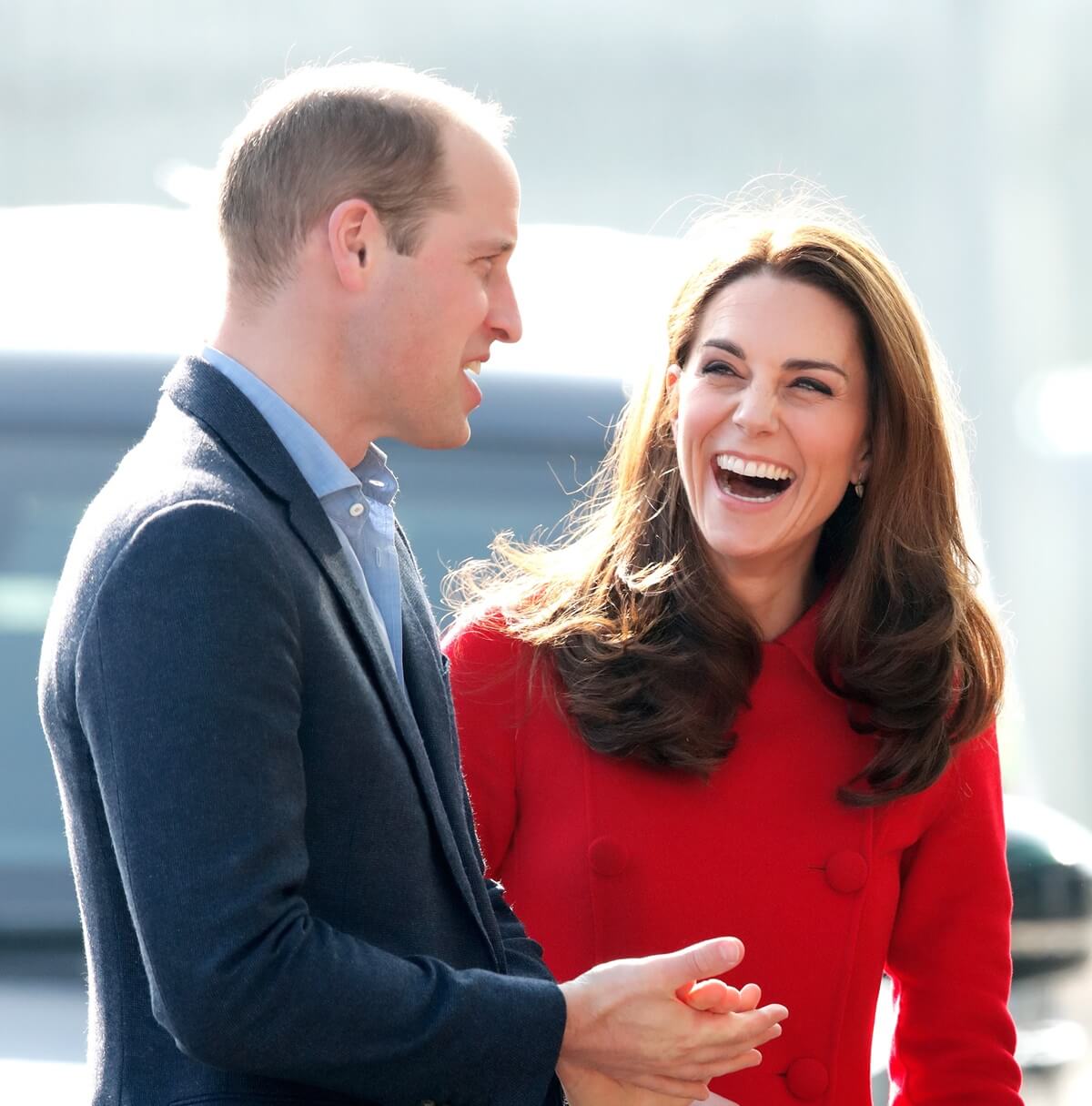 Prince William and Kate Middleton visit Windsor Park Stadium in Belfast, Northern Ireland