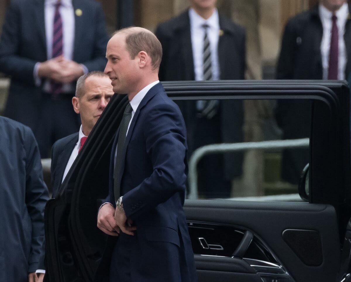 Prince William arrives for the Commonwealth Service at Westminster Abbey held annually to celebrate the people and cultures of the Commonwealth nations in London