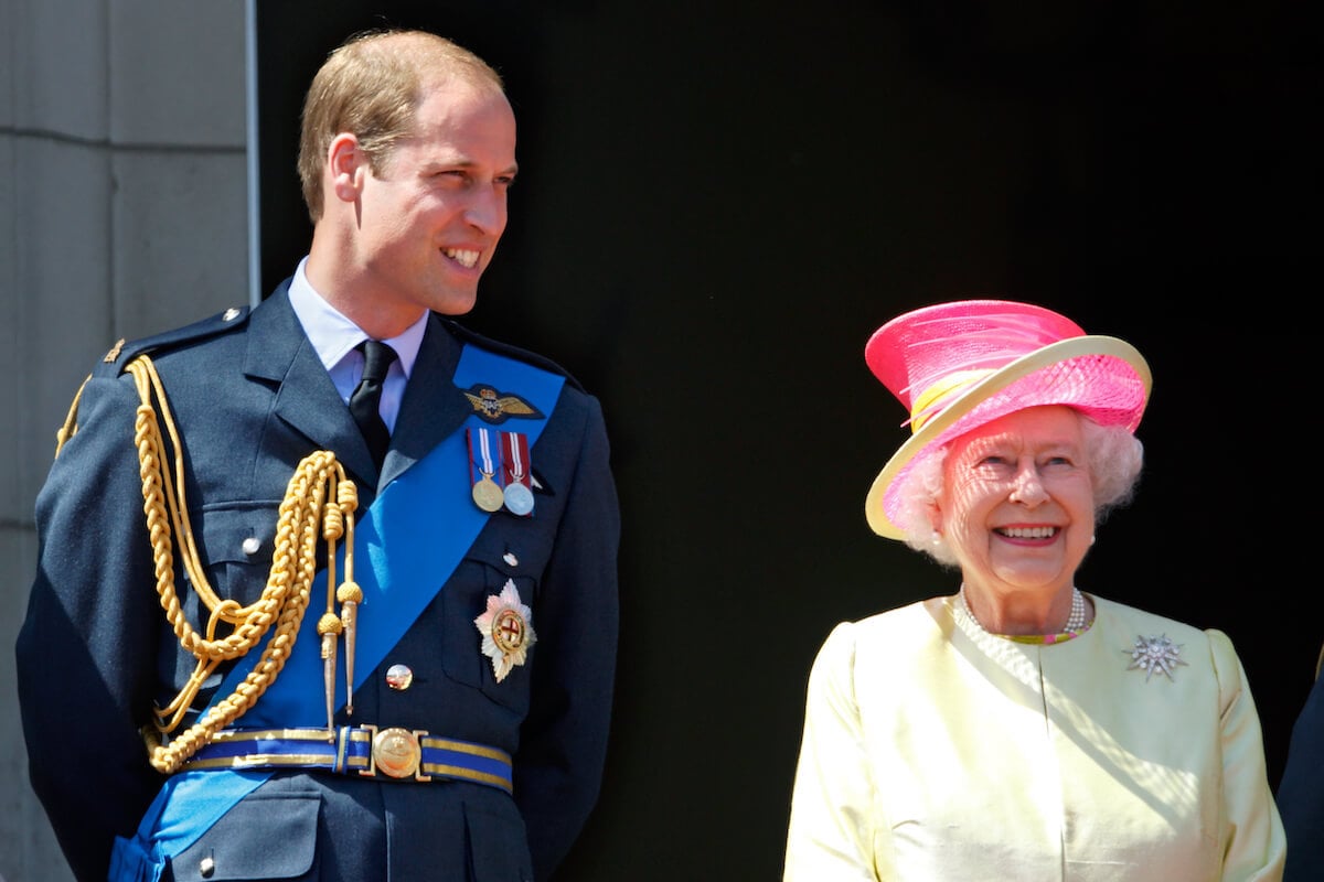 Prince William, who had weekly lunches with Queen Elizabeth II who requested an extra teacup and saucer, with his grandmother