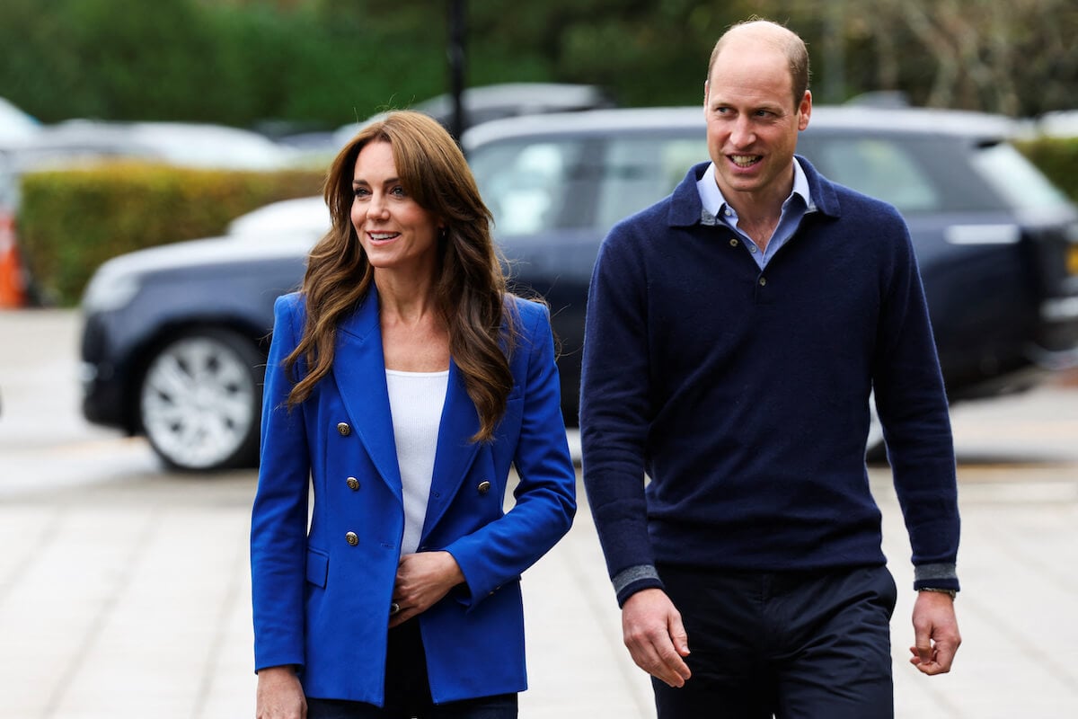 Prince William, whose reportedly 'determined' to keep Kate Middleton 'out of the limelight' amid her ongoing surgery recovery, walk together