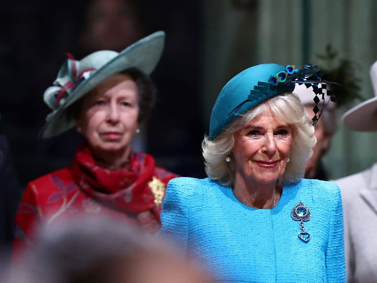 Princess Anne and Queen Camilla attend the 2024 Commonwealth Day Service at Westminster Abbey