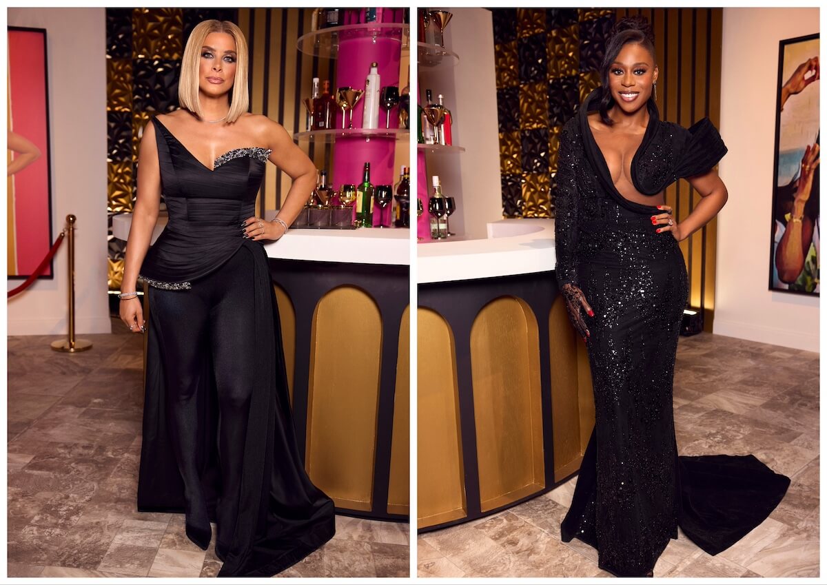 Side by side portraits of Robyn and Nneka at 'The Real Housewives of Potomac' Season 8 reunion