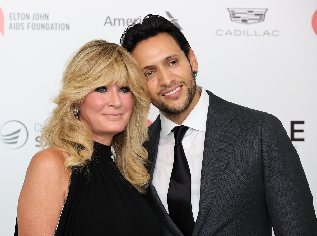 Sandra Lee and Ben Youcef attend the Elton John AIDS Foundation's 32nd Annual Academy Awards Viewing Party on March 10, 2024 in West Hollywood, California.