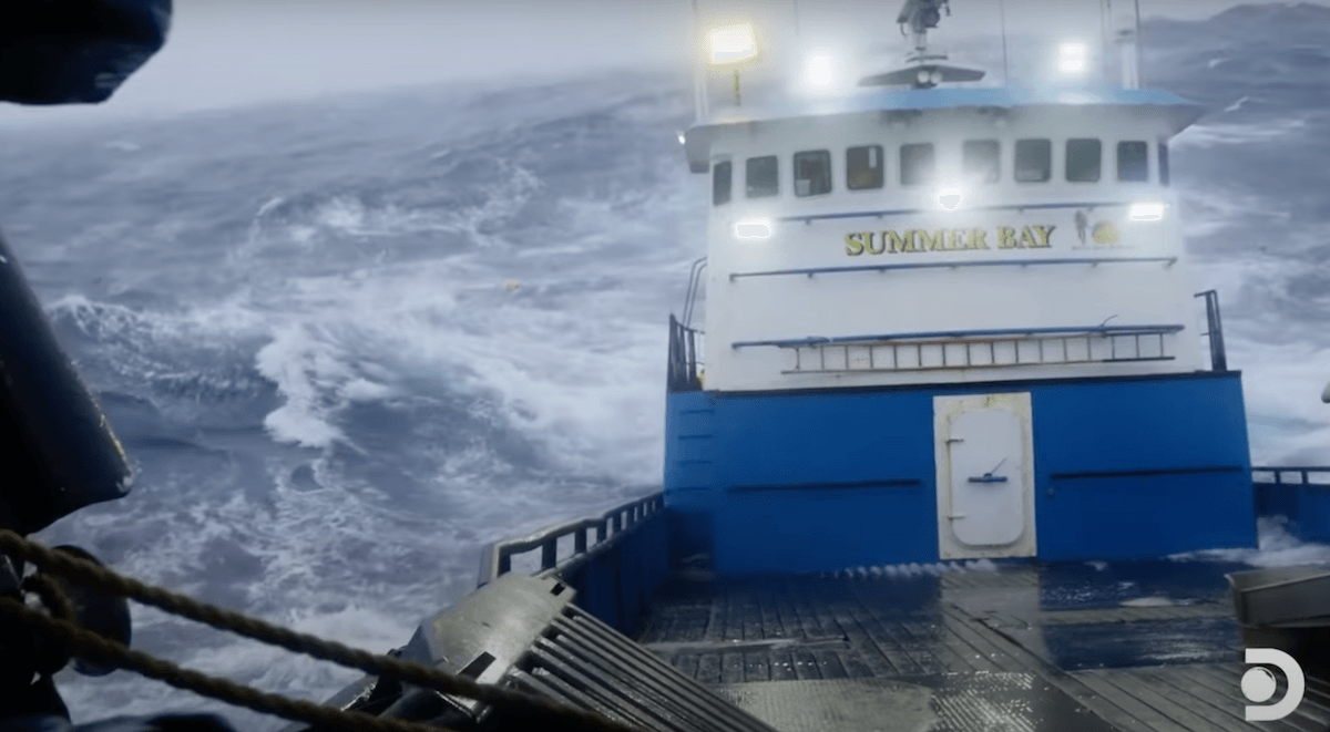 The F/V Summer Bay of 'Deadliest Catch' in rough seas