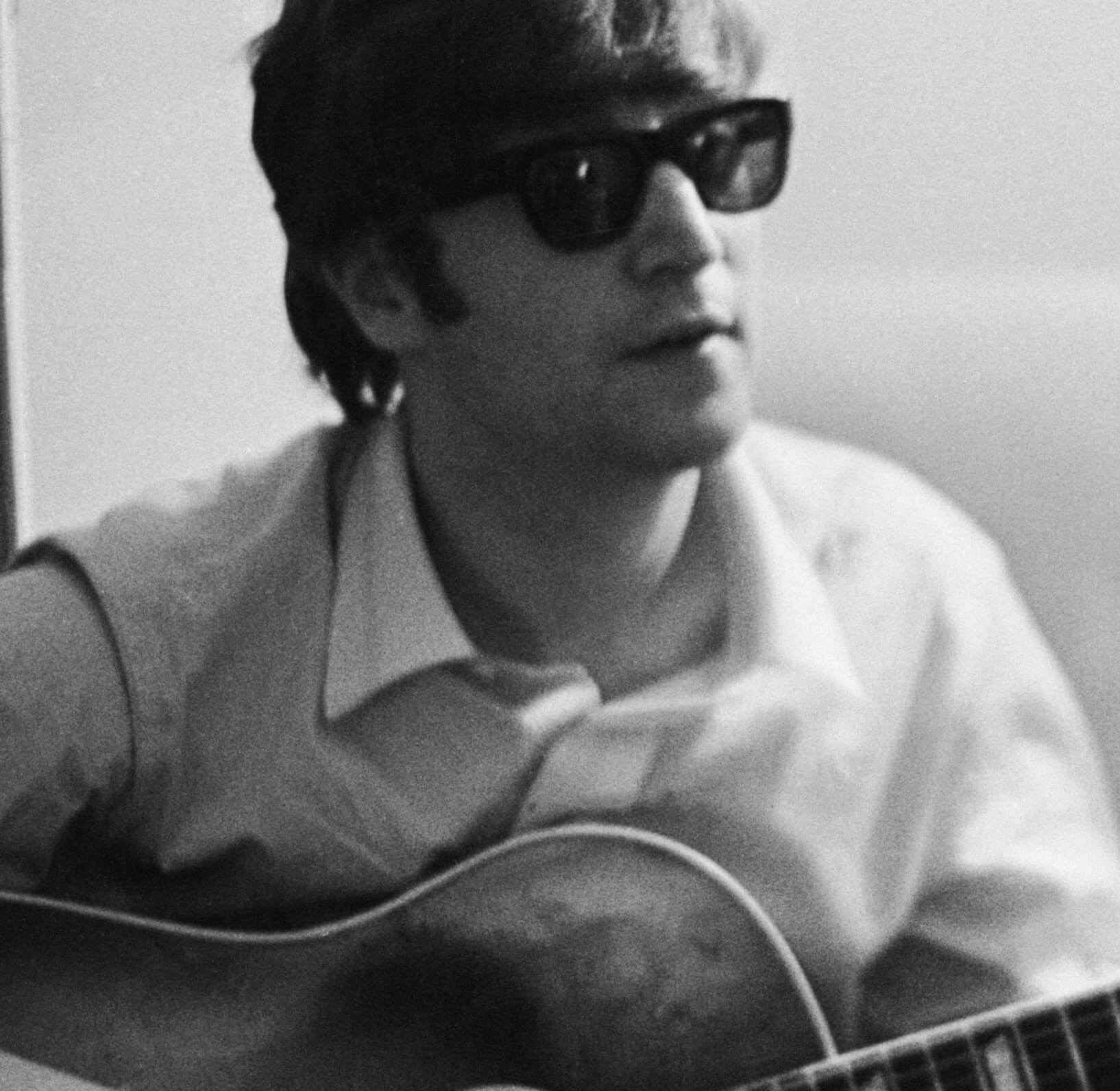 'Double Fantasy' star John Lennon with a guitar