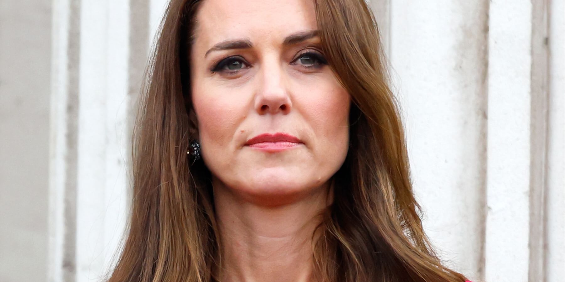 Kate Middleton photographed in 2022 on the Buckingham Palace balcony