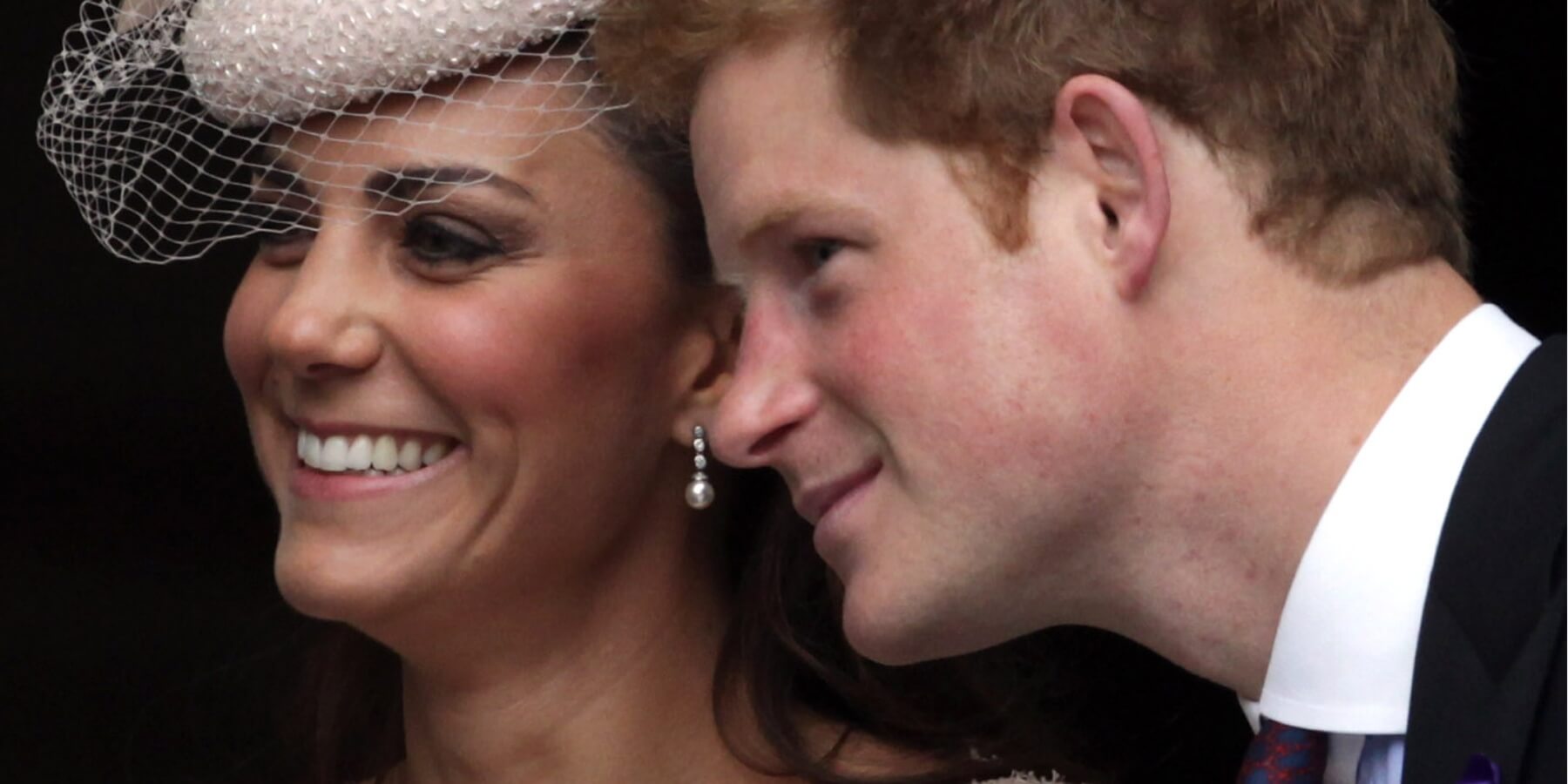 Kate Middleton and Prince Harry photographed at St Paul's Cathedral on June 5, 2012
