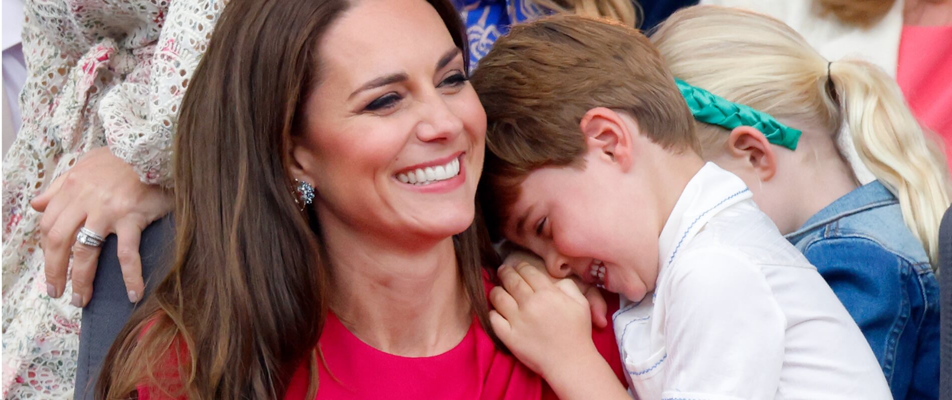 Kate Middleton and Prince Louis photographed in 2023