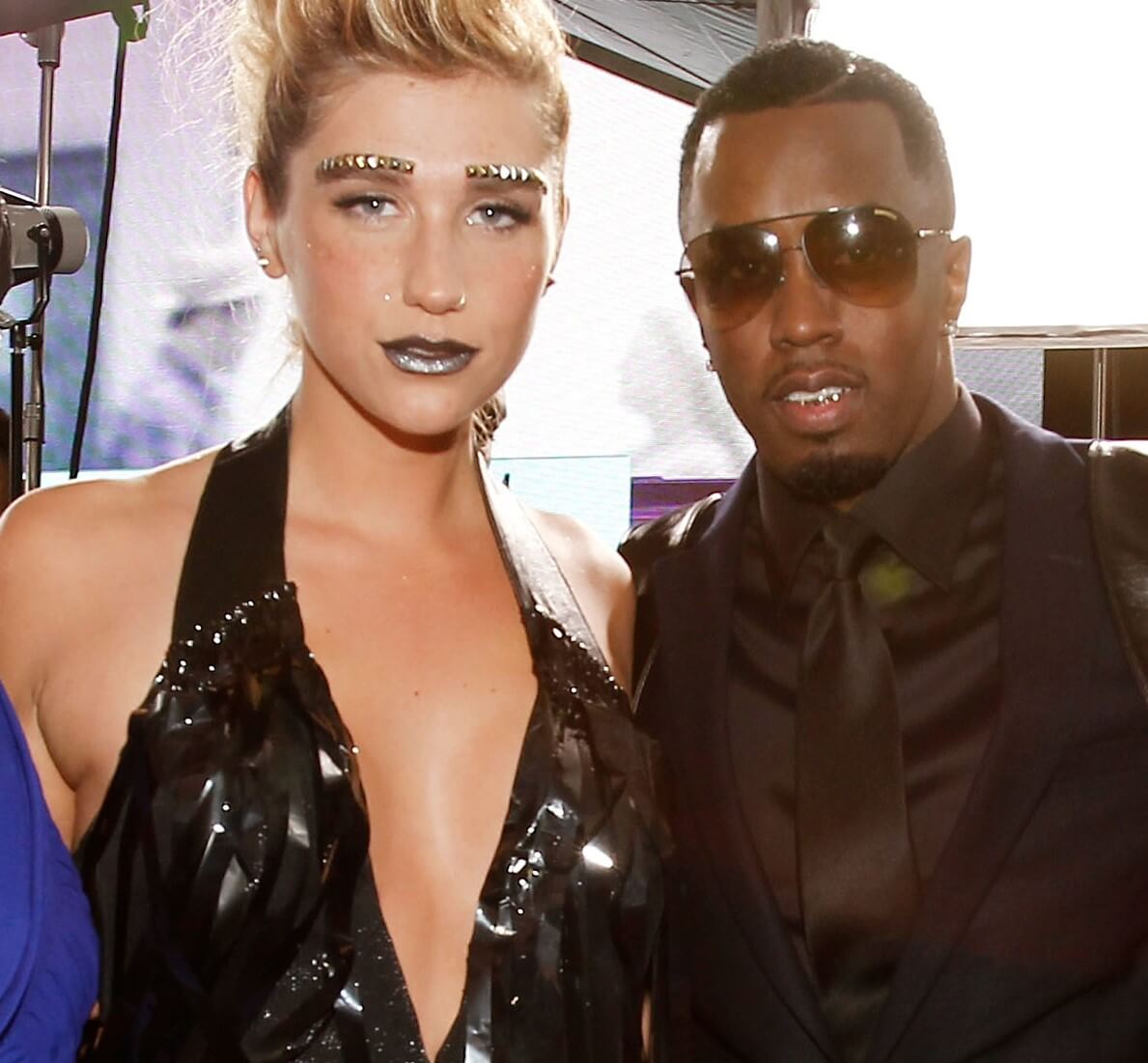 "Tik Tok" singer Kesha with Sean "Diddy" Combs