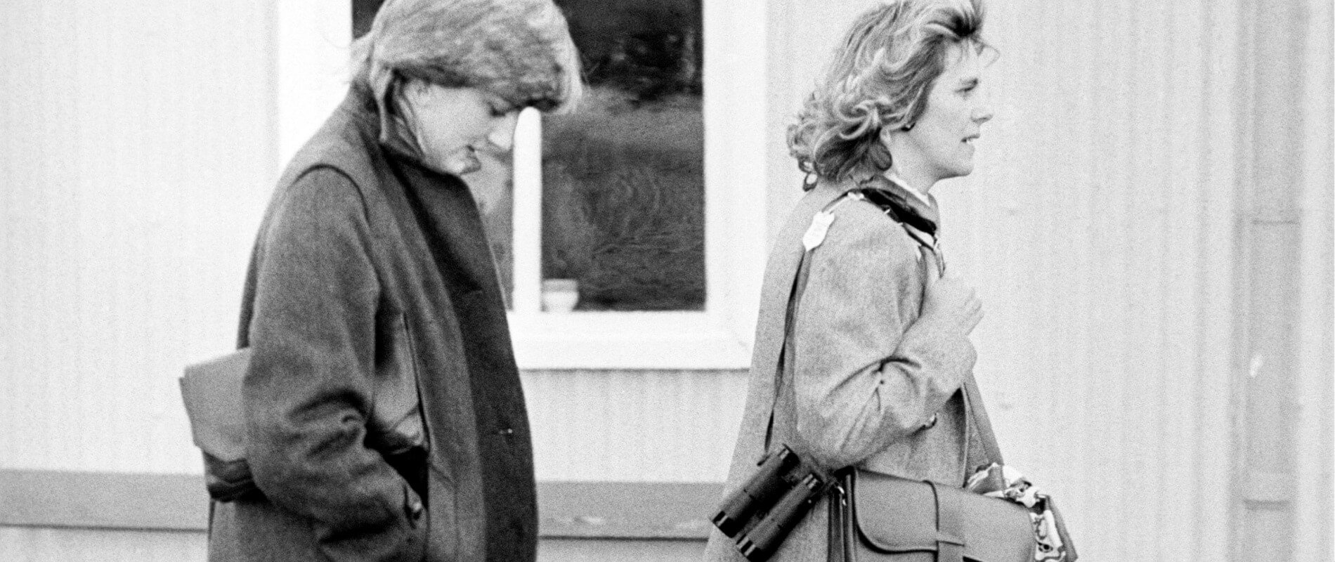 Princess Diana and Camilla Parker Bowles photographed in 1980