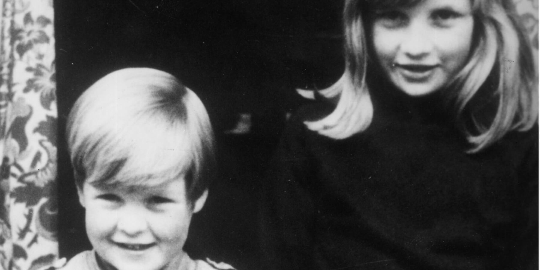 Charles Spencer and his sister the future Princess Diana in 1968