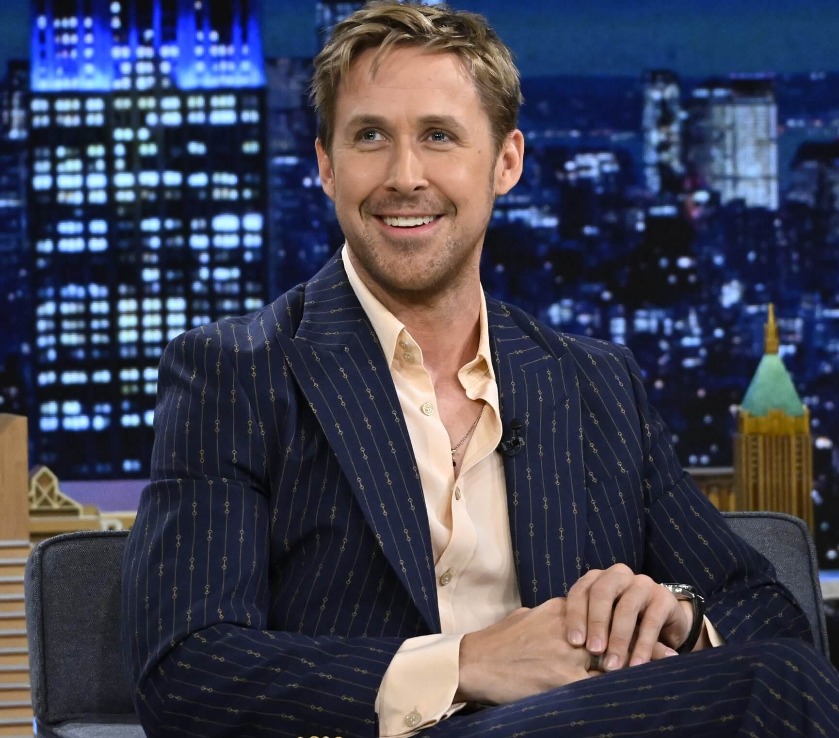Ryan Gosling in a suit