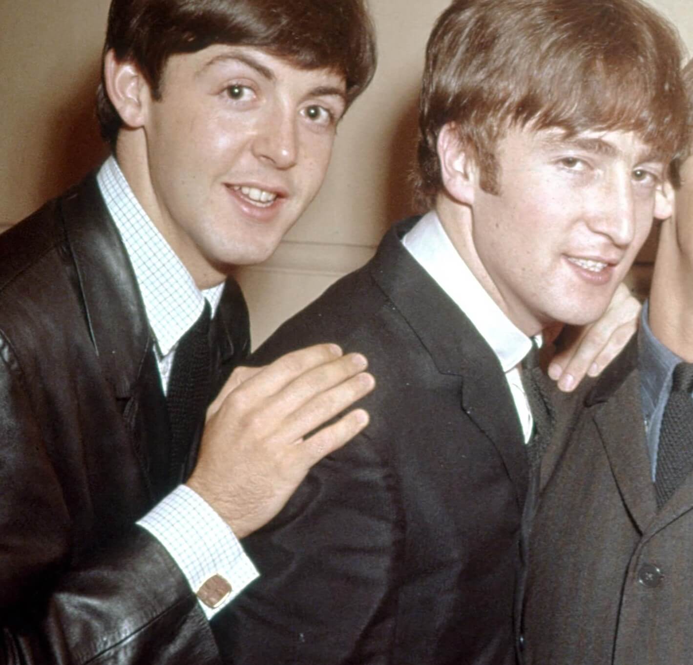 Paul McCartney and John Lennon during The Beatles' "Eight Days a Week" era