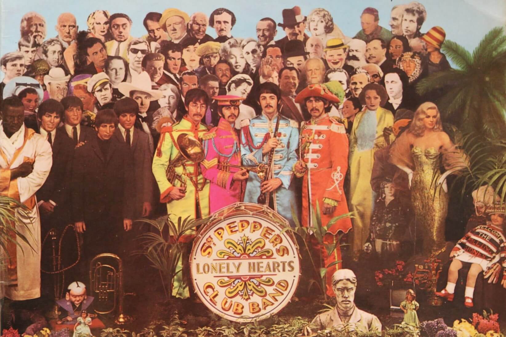 A vinyl of The Beatles' 'Sgt. Pepper'