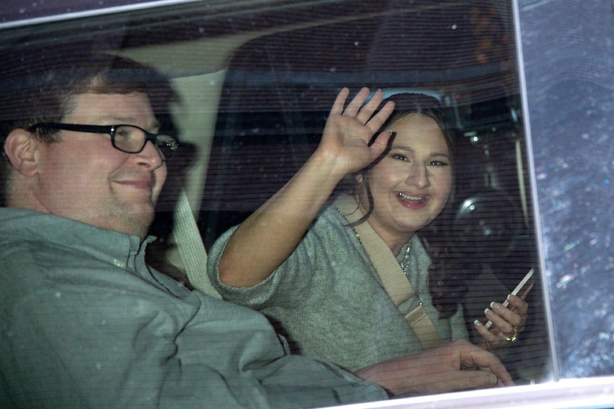 Ryan Scott Anderson and Gypsy Rose Blanchard are seen leaving 'The View'