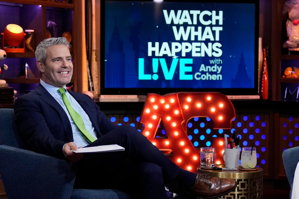 Andy Cohen hosting 'Watch What Happens Live'