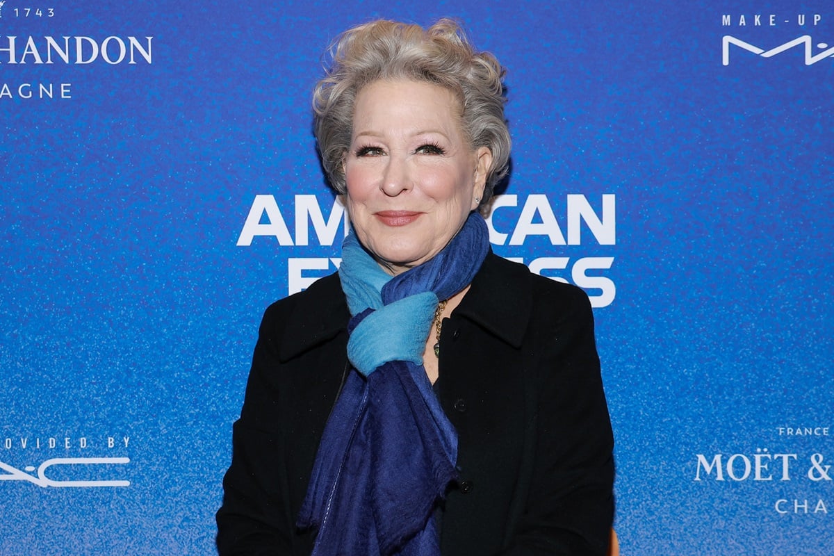 Bette Midler on the red carpet for 'Some Like it Hot'