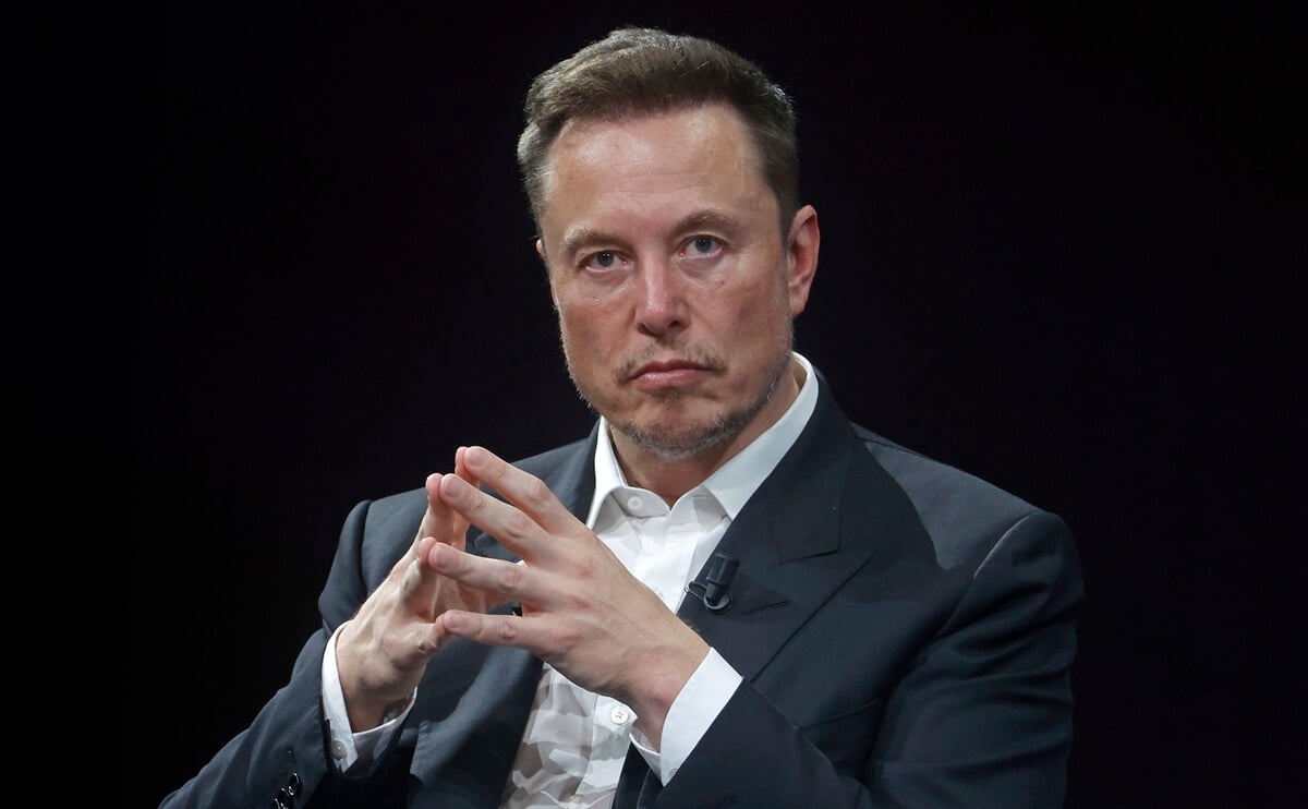 Chief Executive Officer of SpaceX and Tesla Elon Musk attends the Viva Technology