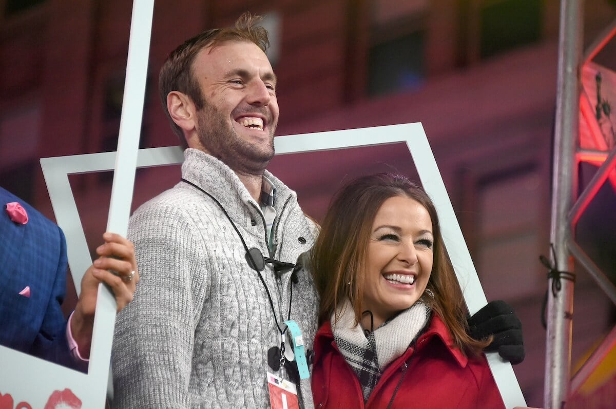 Doug Hehner and Jamie Otis of 'Married at First Sight' in Times Square on New Years Eve 2016
