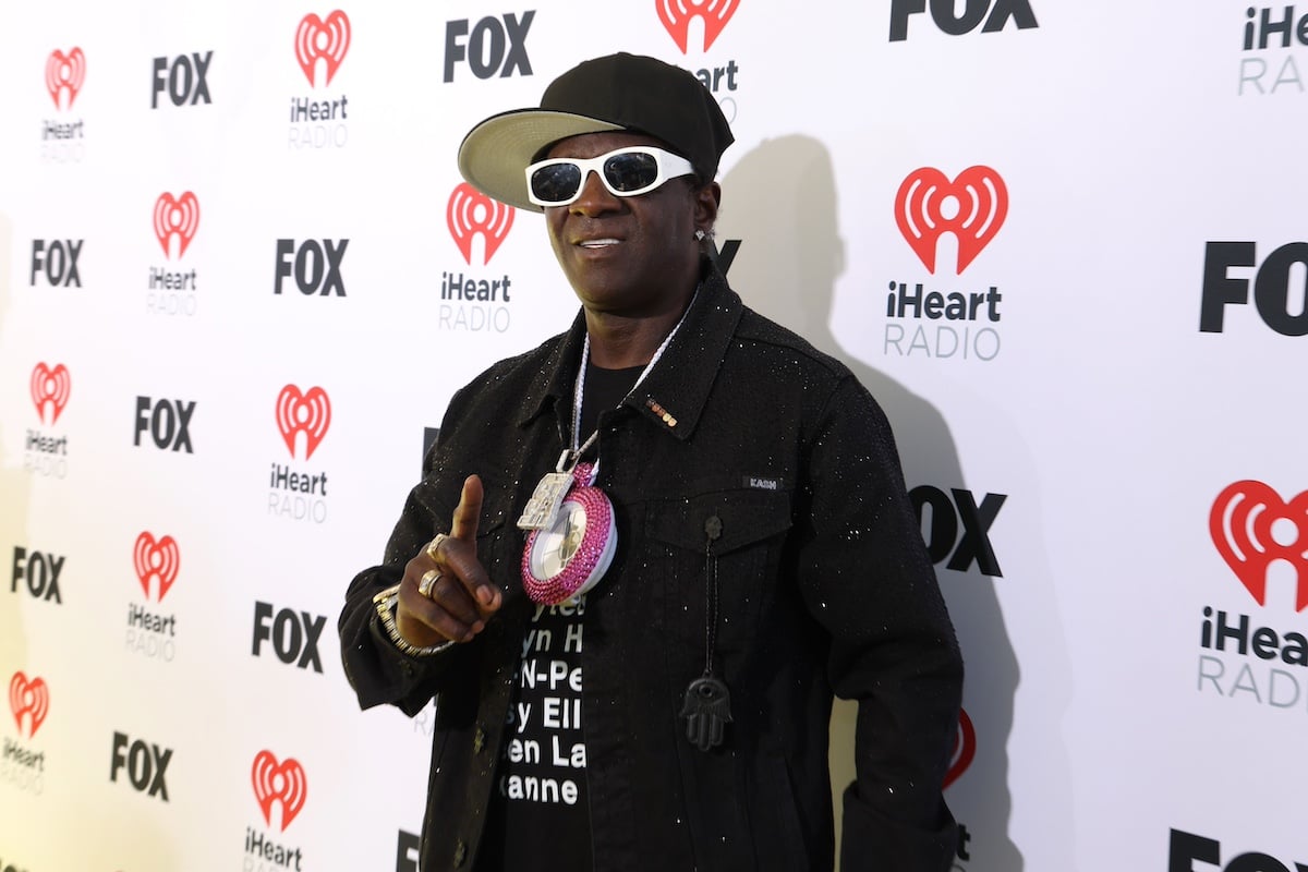 Flavor Flav on the red carpet at the 2024 iHeart Radio Music Awards