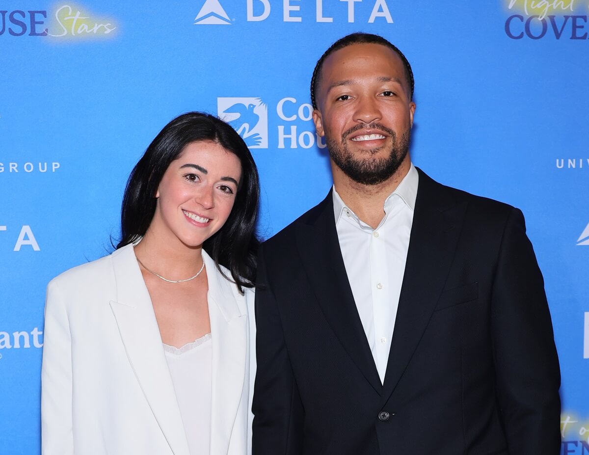 Jalen Brunson and his wife, Ali Marks, attend the 2023 Night of Covenant House Stars Gala in New York