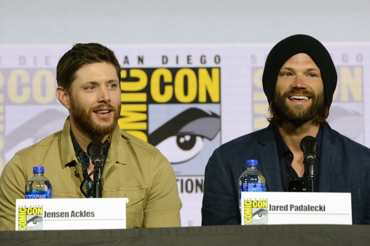 Jared Padalecki and Jensen Ackles at comic-con.