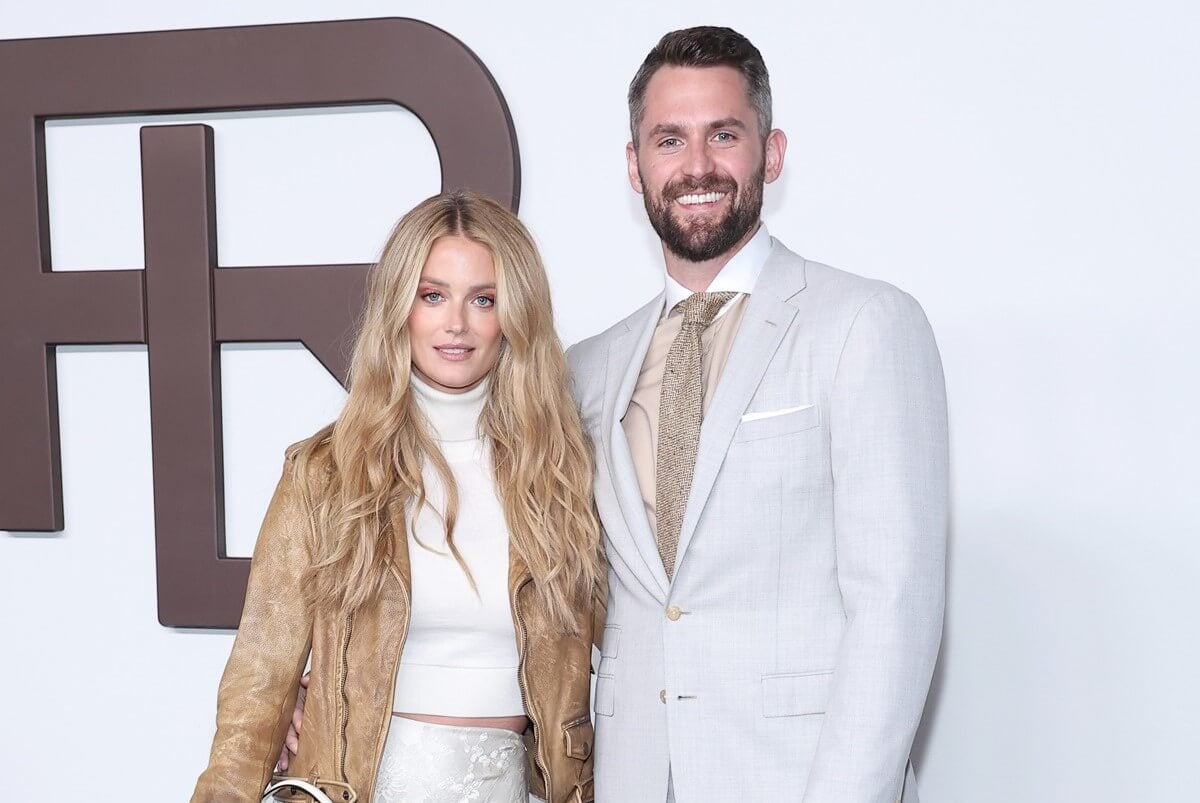 ate Bock and Kevin Love attend the Ralph Lauren fashion show during New York Fashion Week 