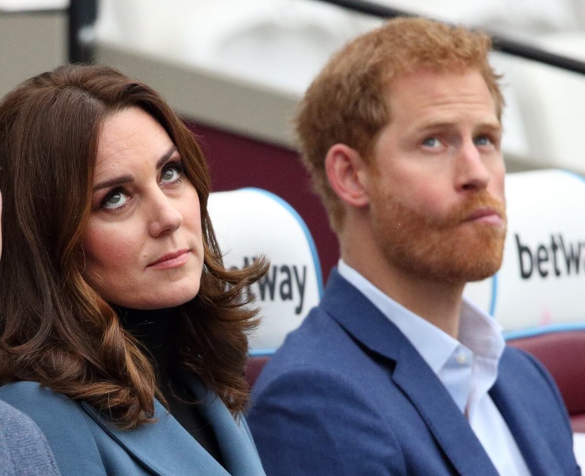 Kate Middleton and Prince Harry attend the Coach Core graduation ceremony in London