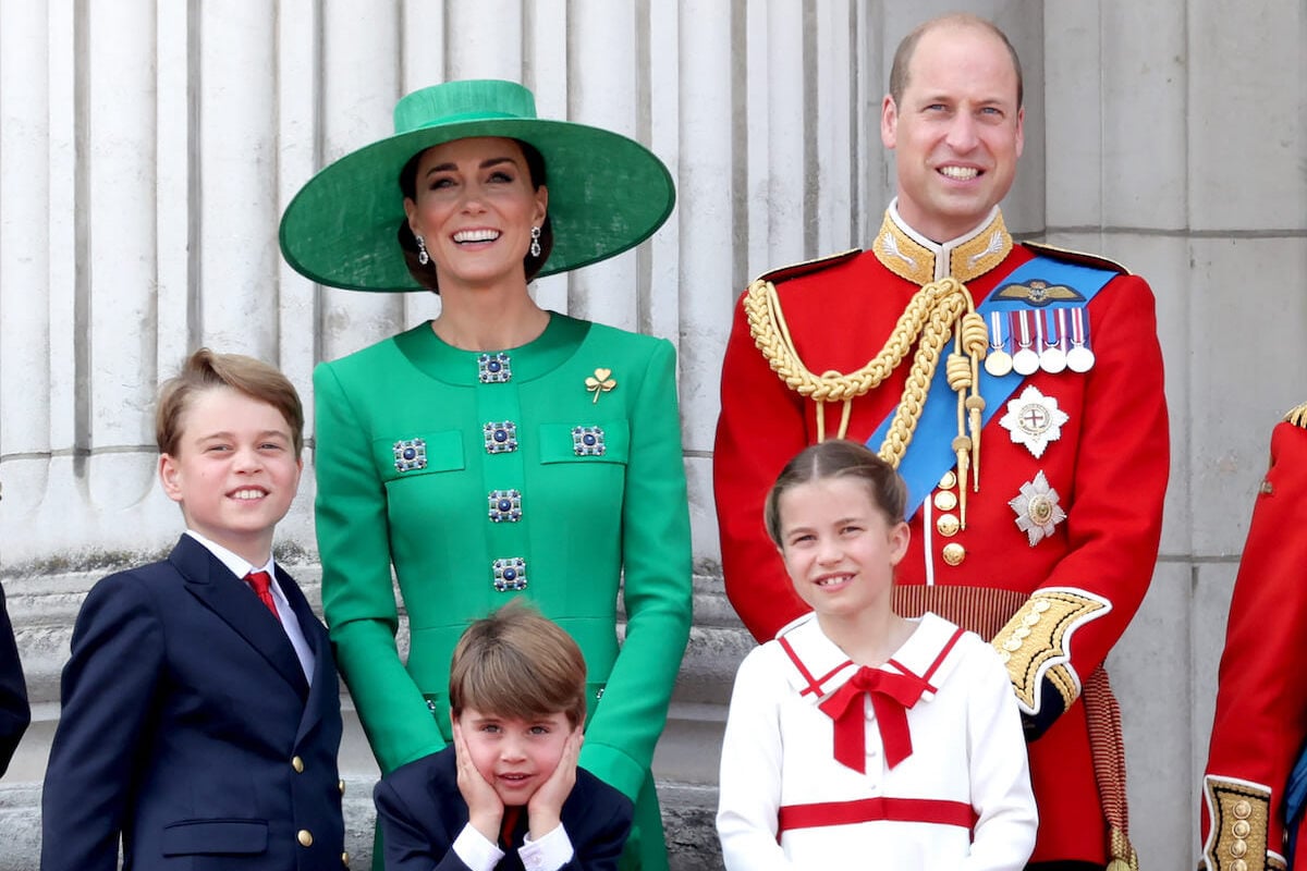 Kate Middleton and Prince William, who have changed birthday photo tradition, with their children, on the Buckingham Palace balcony.