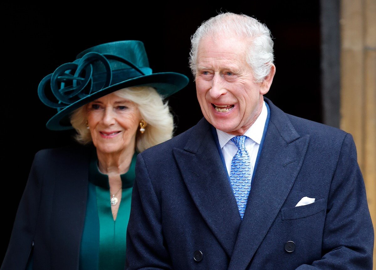 Camilla Parker Bowles and King Charles on Easter 2024