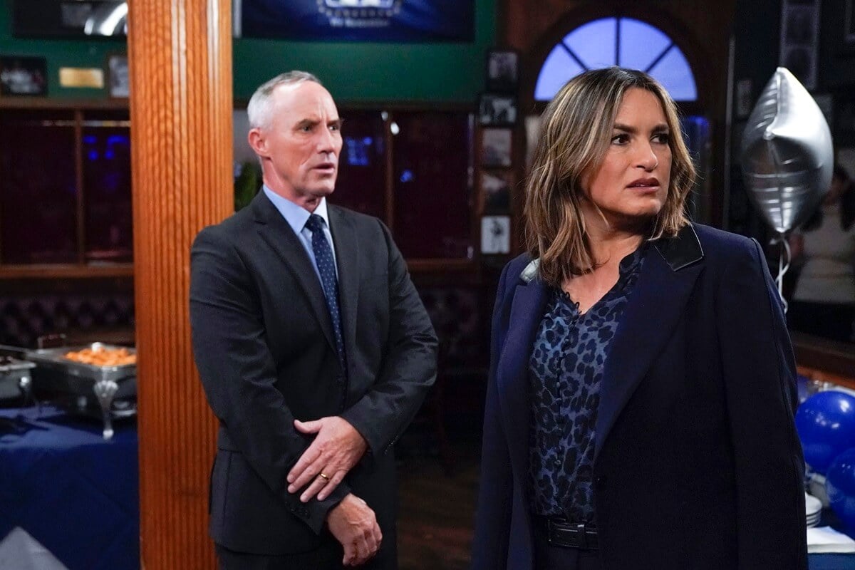 Mariska Hargitay and Robert John Burke in an episode of 'Law & Order SVU'.