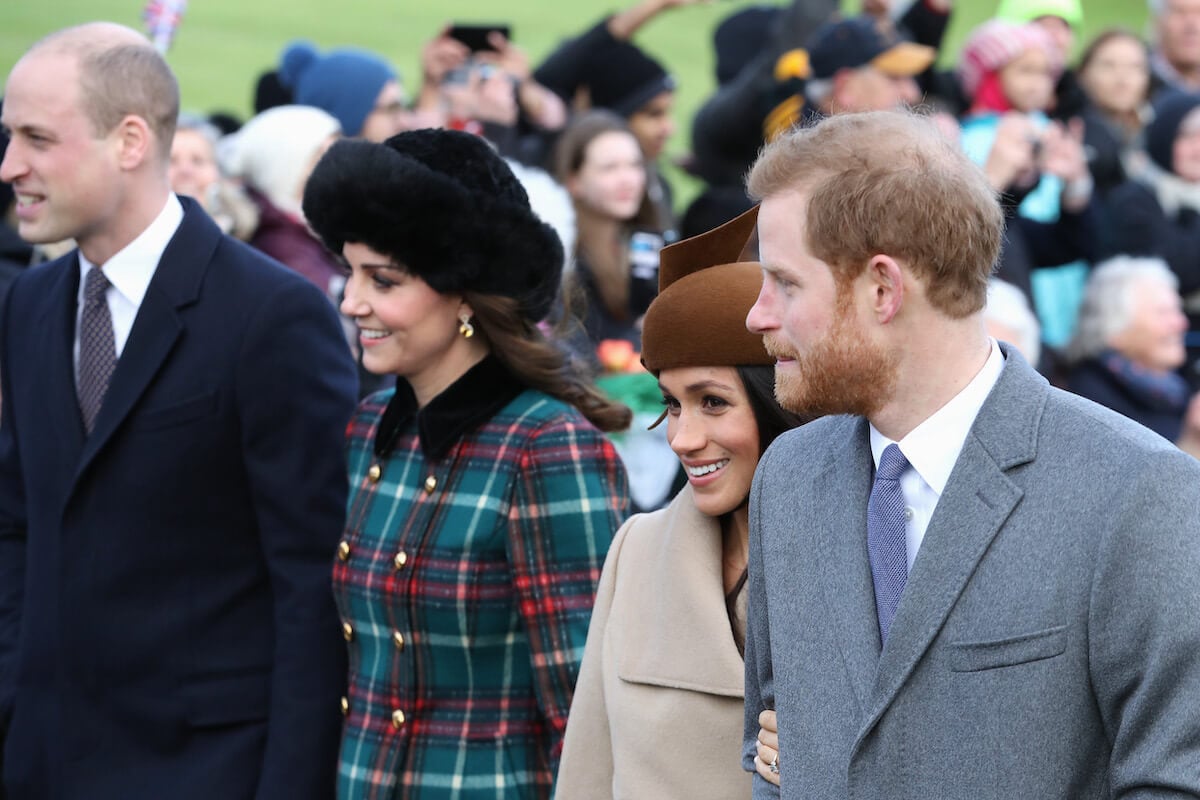Meghan Markle, who is 'terrified' a Prince William, Kate Middleton reunion will 'hurt' Prince Harry, with the royals in 2017