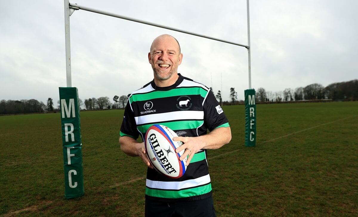 Mike Tindall poses for a portrait at a rugby club in Minchinhampton, England