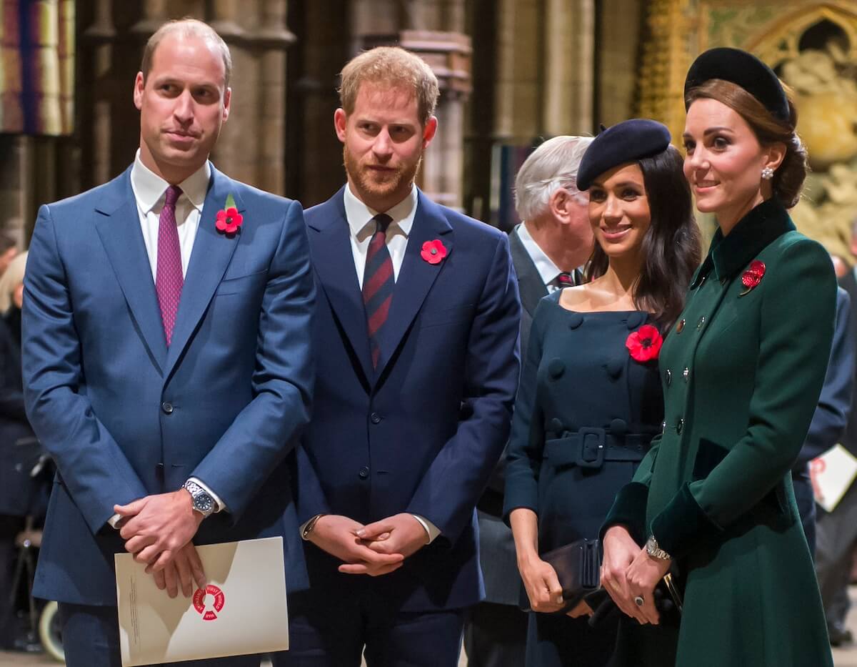 Prince William, Prince Harry, Meghan Markle, and Kate Middleton