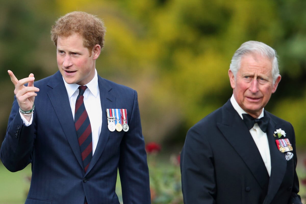 Prince Harry and King Charles, who evicted Prince Harry and Meghan Markle from Frogmore Cottage