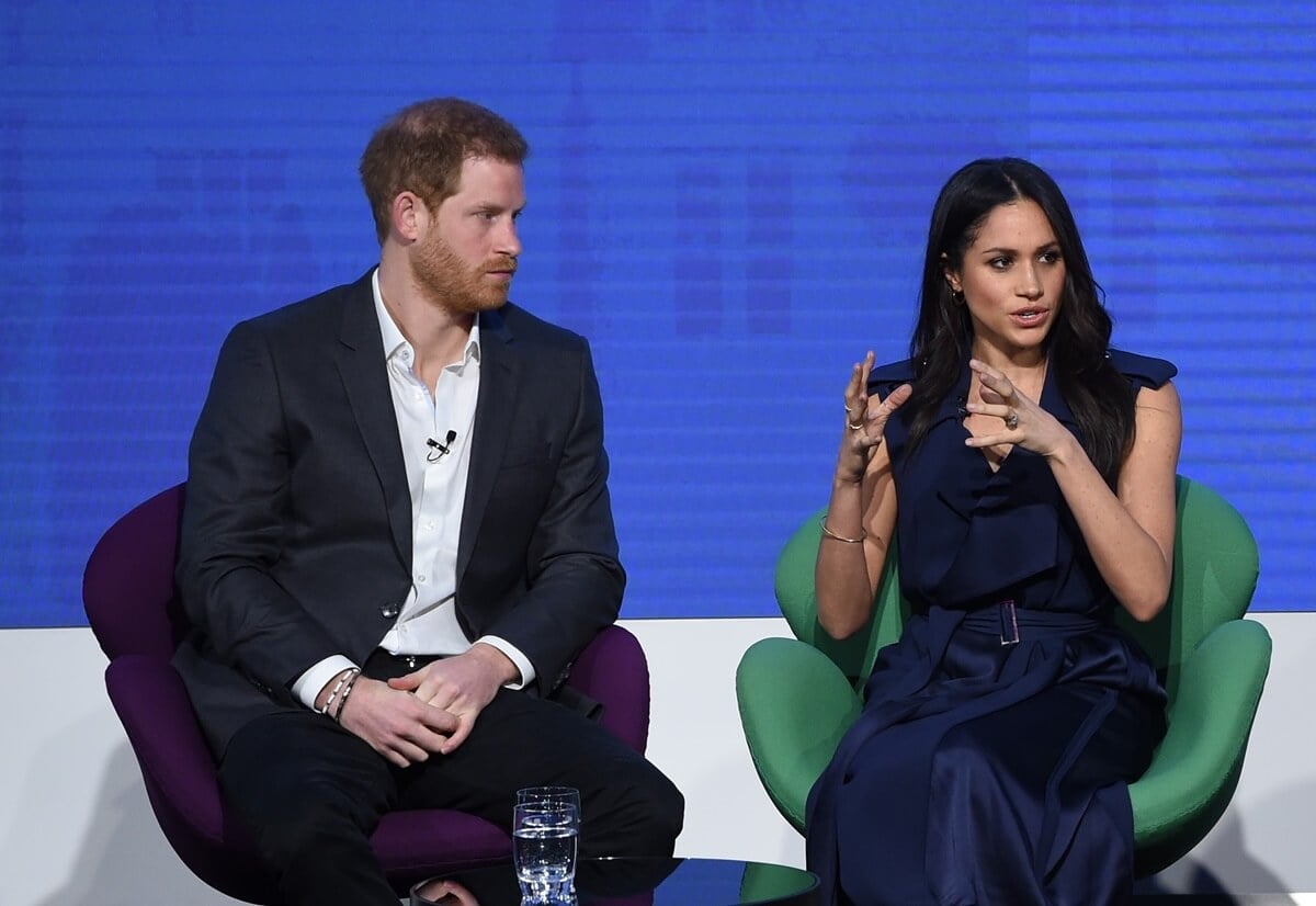 Prince Harry and Meghan Markle attend the Royal Foundation Forum
