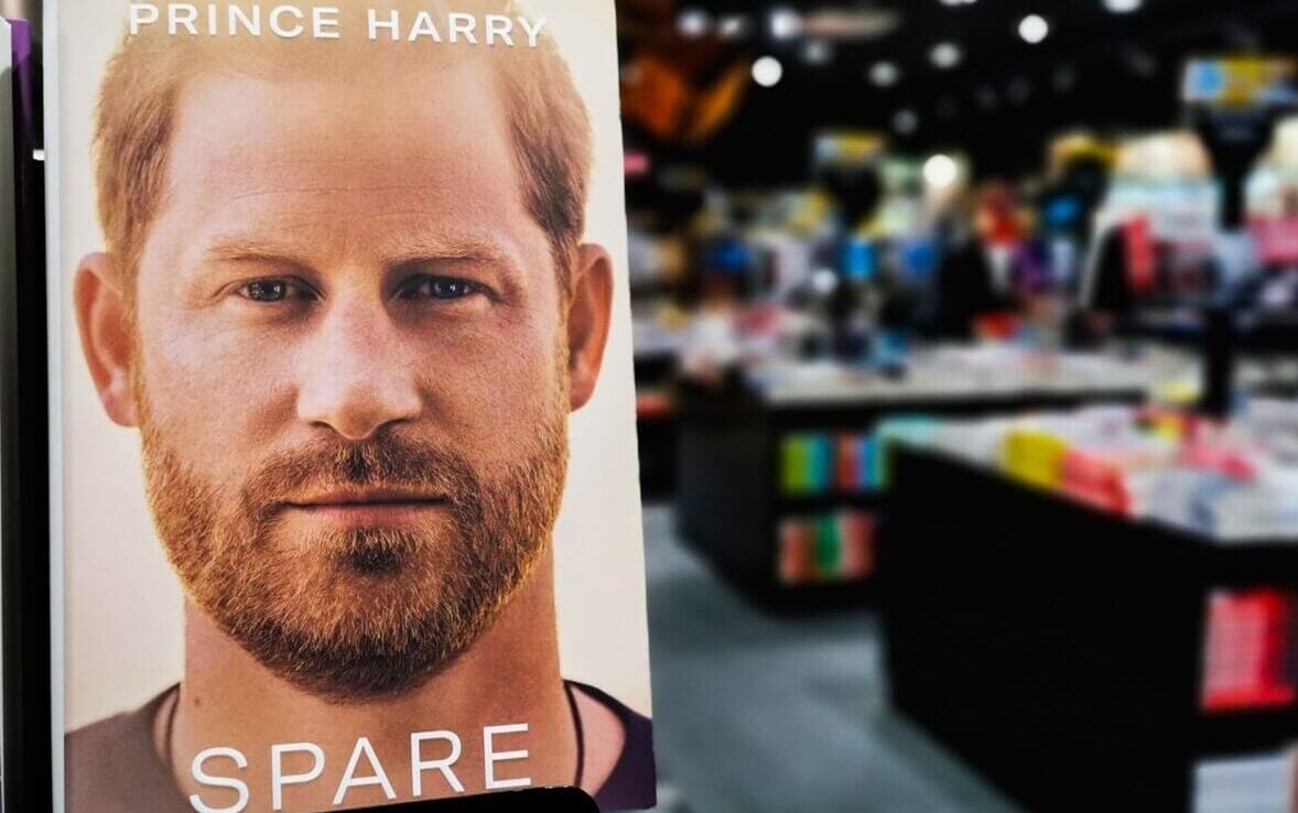 Prince Harry's memoir 'Spare' is seen in a bookstore