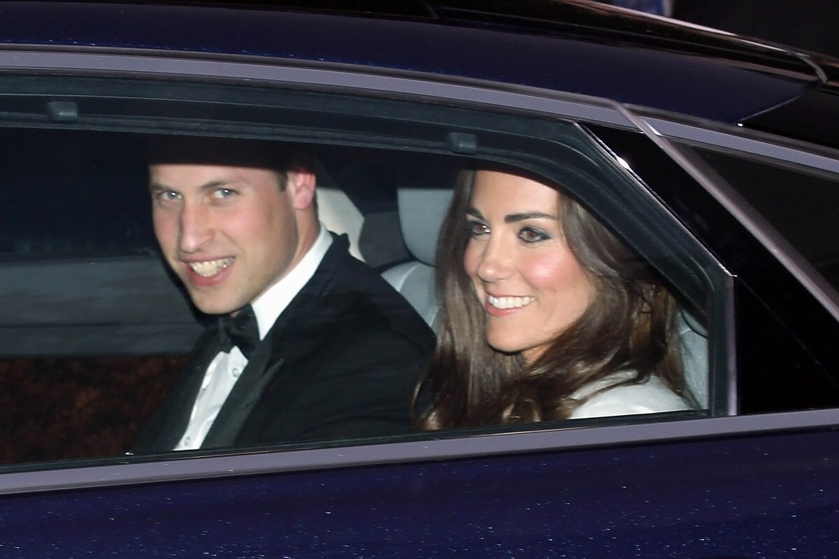 Prince William and Kate Middleton leave Clarence House for Buckingham Palace after their royal wedding