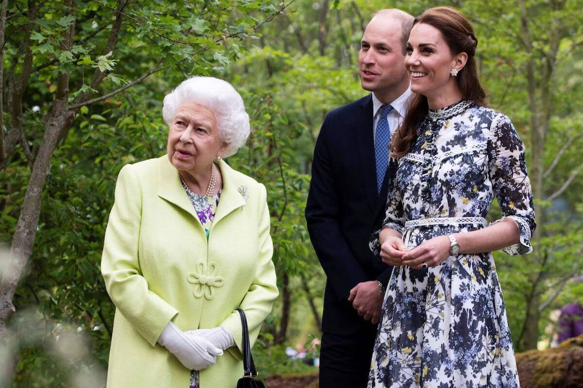 Prince William and Kate Middleton, who are being compared to Queen Elizabeth with reaction to cancer diagnosis, with the queen