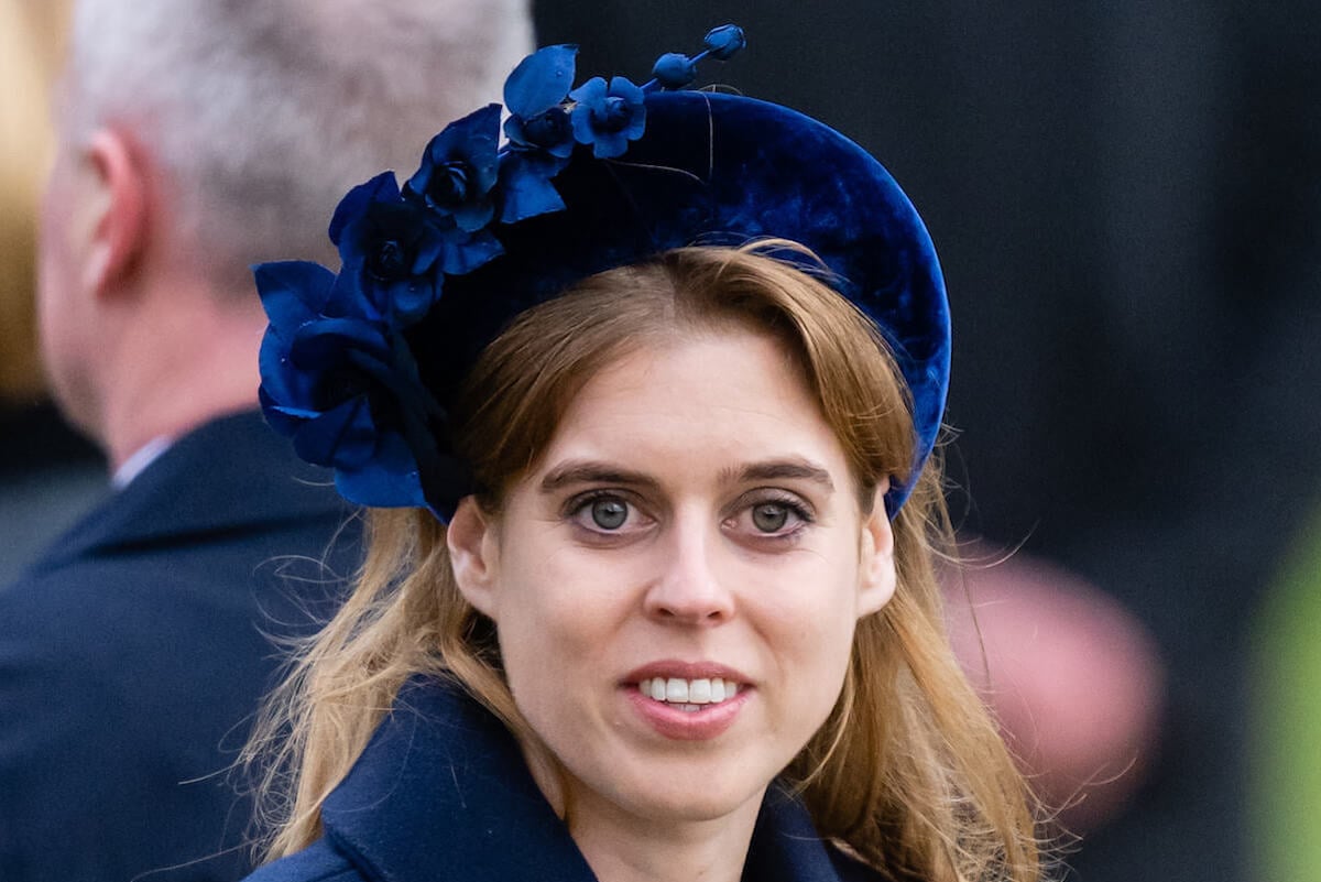 Princess Beatrice, who is portrayed in a scene from Netflix's 'Scoop,' in 2023, looks on