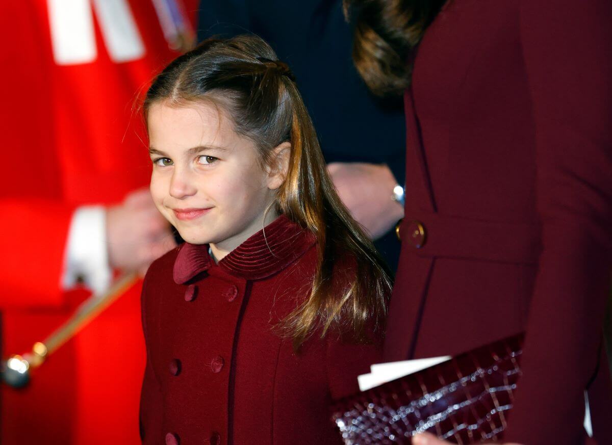 Princess Charlotte attends the 'Together at Christmas' Carol Service at Westminster Abbey