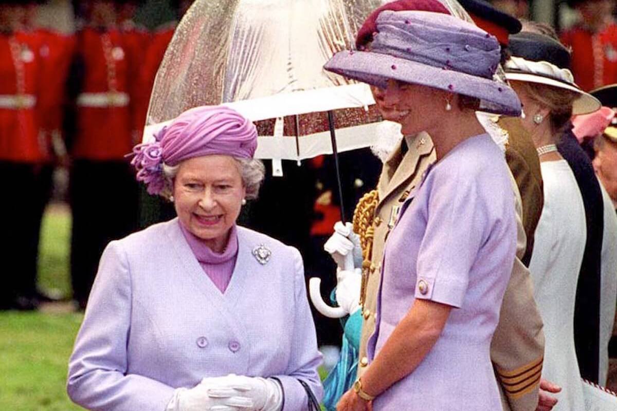 Princess Diana, who called King Charles a 'nightmare,' with Queen Elizabeth